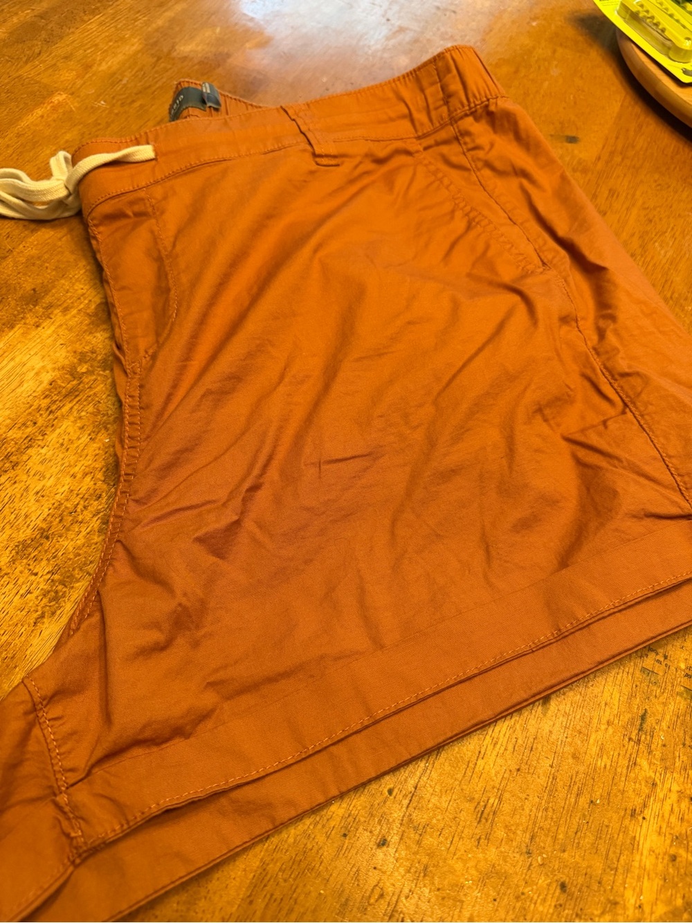 Torrid Twill Rust Orange Drawstring Shorts Size 2